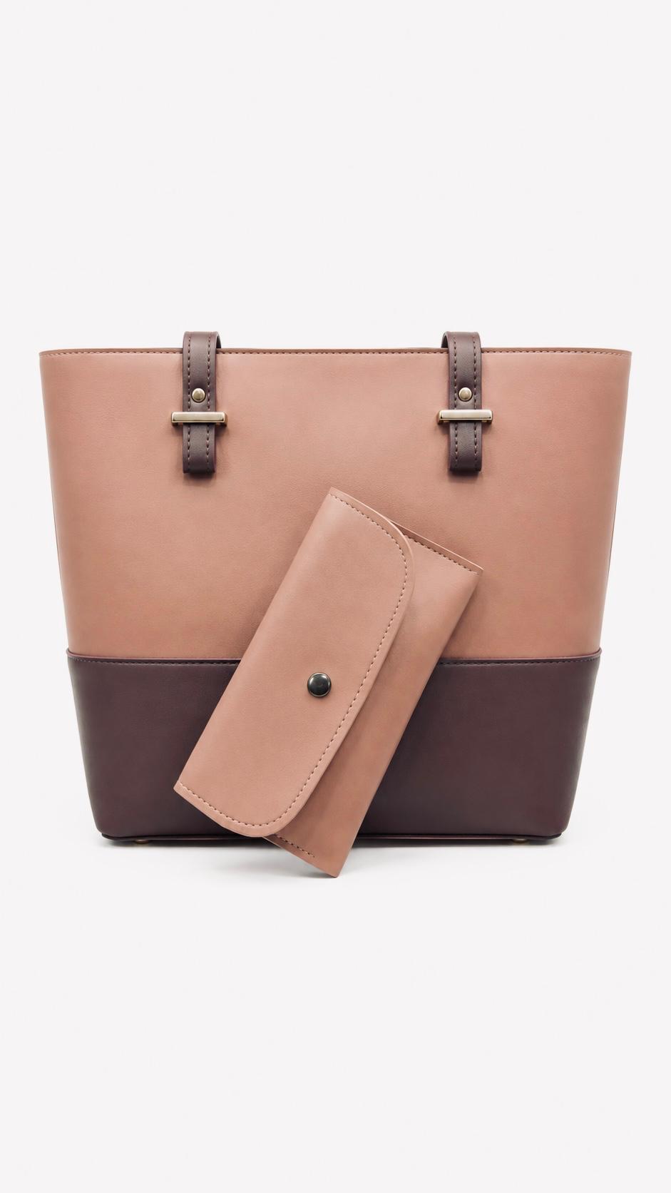 Signature Two Tone Tote