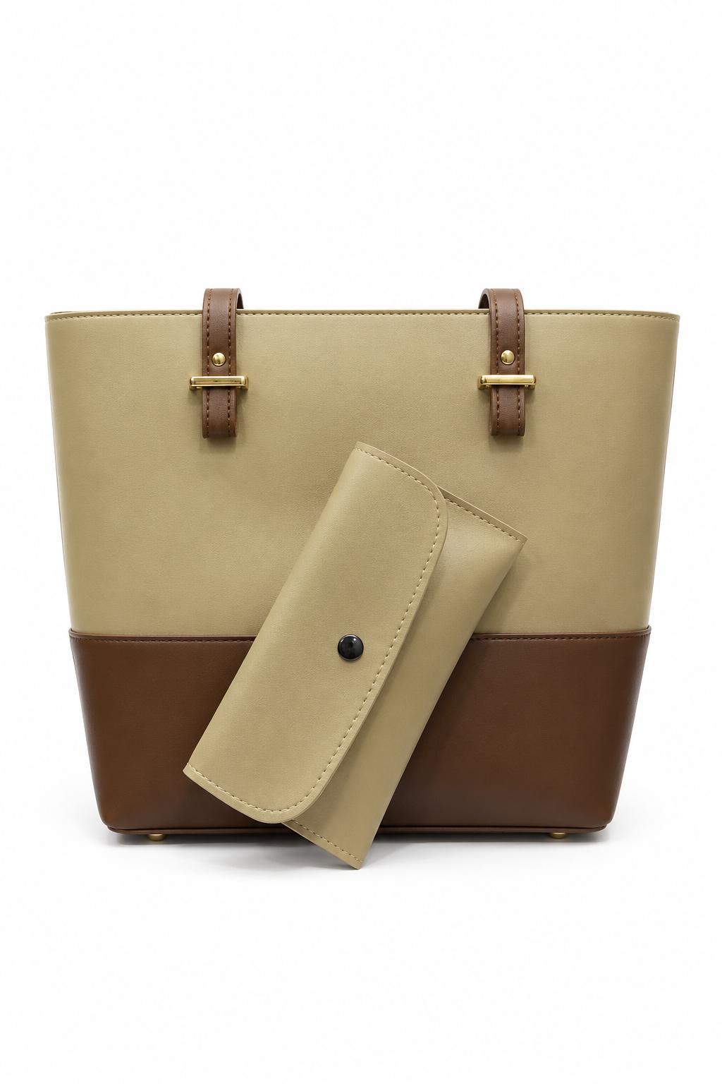 Signature Two Tone Tote